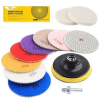 Diamant Schleifscheibe Polierset 100Mm 11 StüCk FüR Granit Beton Marmor