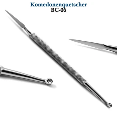 Komedonenquetscher Pickle Mitesser Entferner Akne Porenreiniger Dermatologie BC6 - Bild 1 von 4