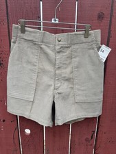 Vintage Towncraft Corduroy Shorts Tan Brown Surf Skate 80s 90s New Deadstock OP