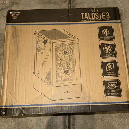Gamdias Talos E3 Black Tower Computer Case