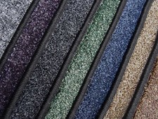 Flauschiger melierter Velours-Teppichboden Amalfi mit Textilrücken (2/2)