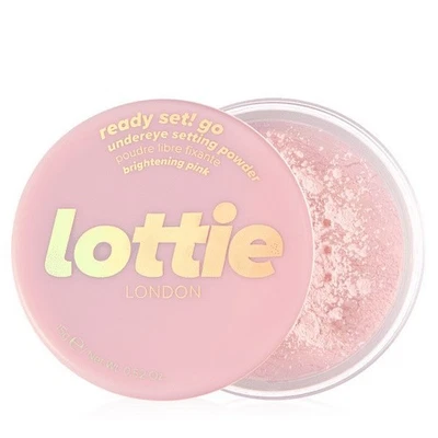 Lottie London Ready Set! Go - Setting Powder BRIGHTENING Pink MINI 5g SEALED NEW - Image 1 of 2