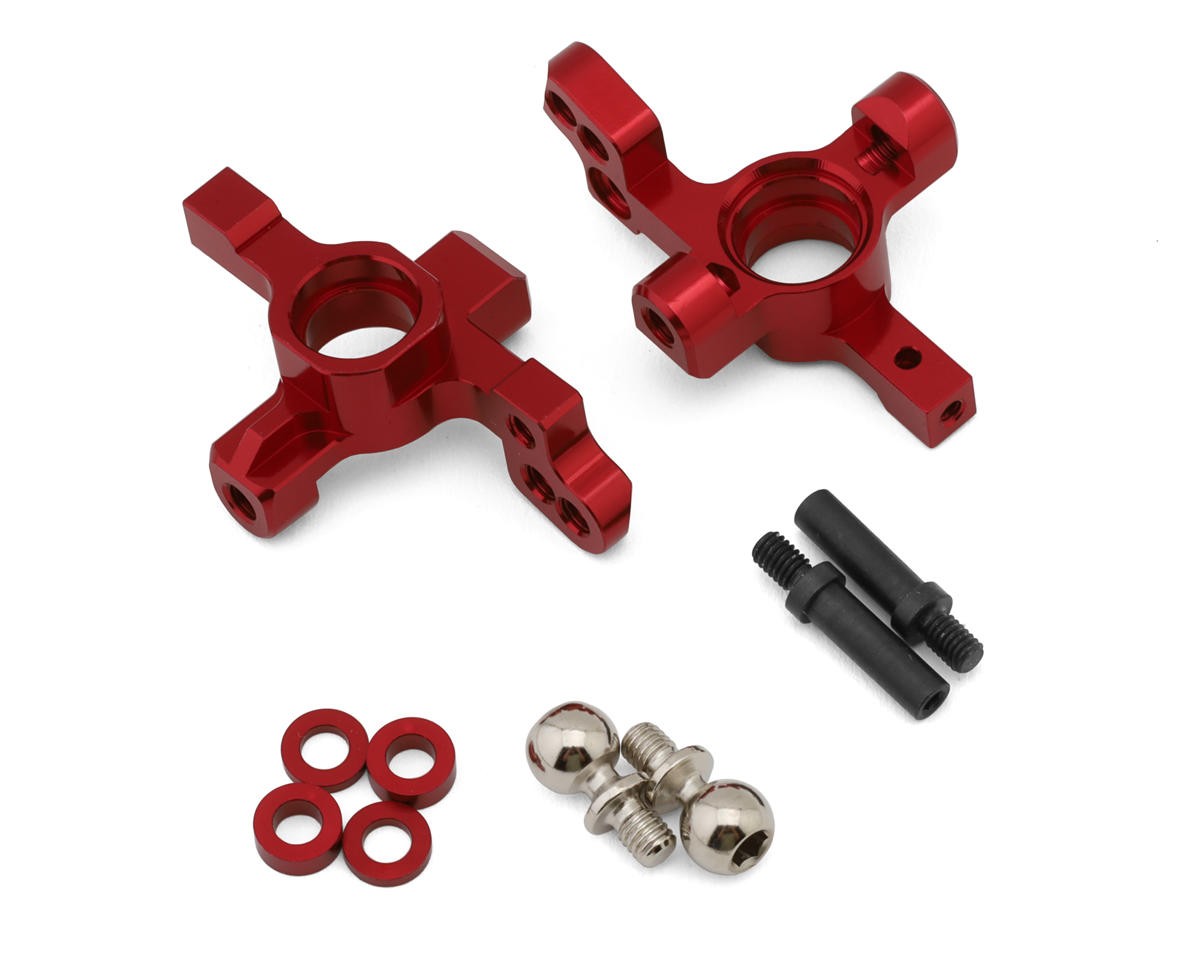 MST Aluminum ATK V3 Front Wheel Hub Uprights (Red) (2) [MXS