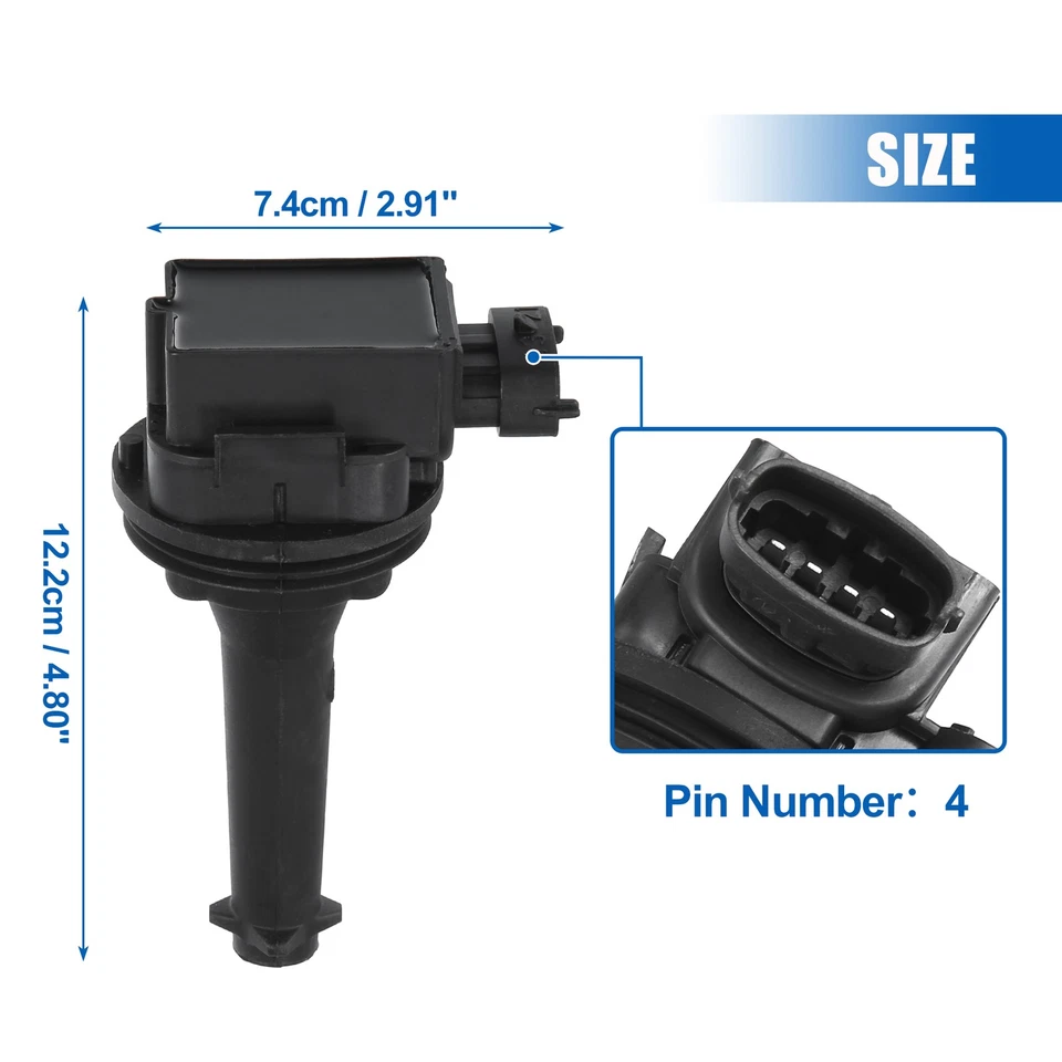 Bobina de Encendido para Volvo C70 S60 S70 S80 V70 Plástico Metal Caucho - Imagen 3 de 4