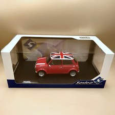 1/18 Mini Cooper Sport 1997 Red Union Jack Roof Solido Diecast Model Car