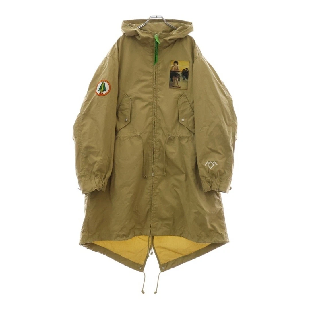 Cappotto MODS con cappuccio UNDERCOVER 24aw TWIN PEAKS QUILTING LINER con mod trapuntato