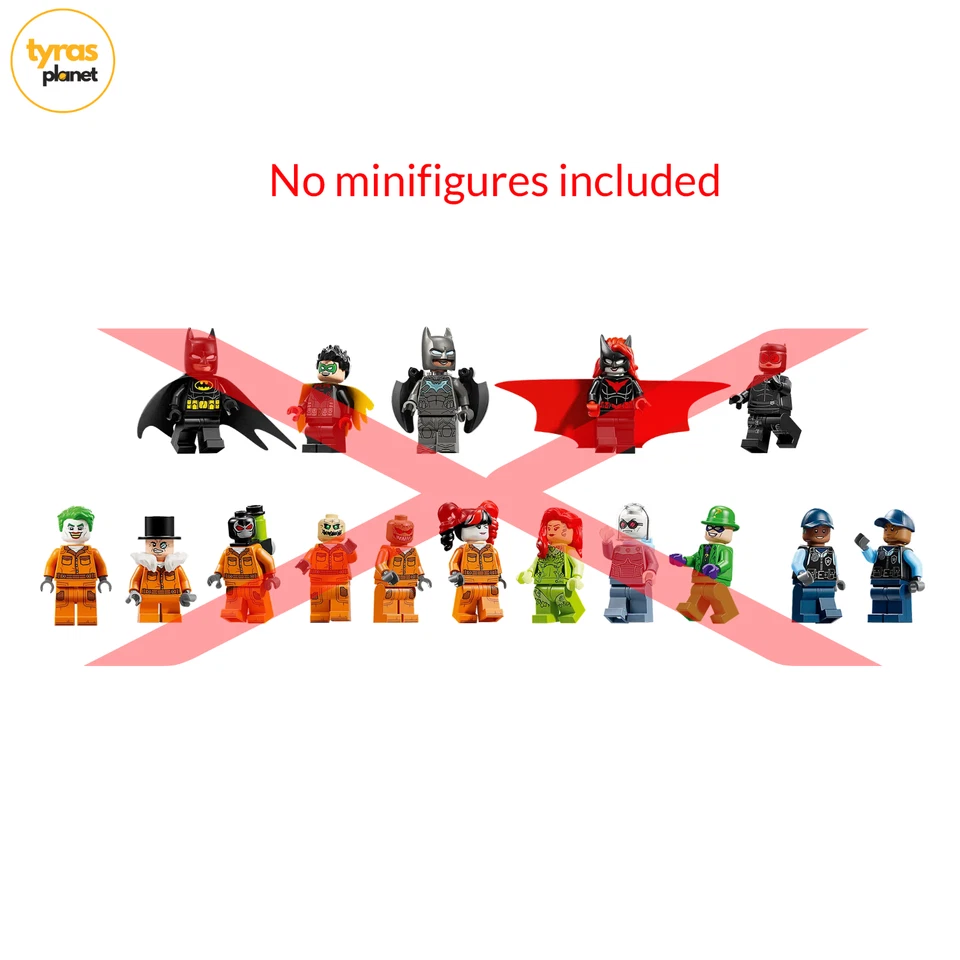 Lego 76300 Arkham Asylum SOLO EDIFICIO | No incluye minifiguras Foto 4 de 4