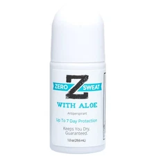 ZeroSweat Antiperspirant Deodorant w/Aloe for Sensitive Skin Expired March 25