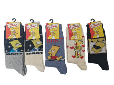 The Simsons Crew Socken 5er Packung Gr.39-42, Neu !!