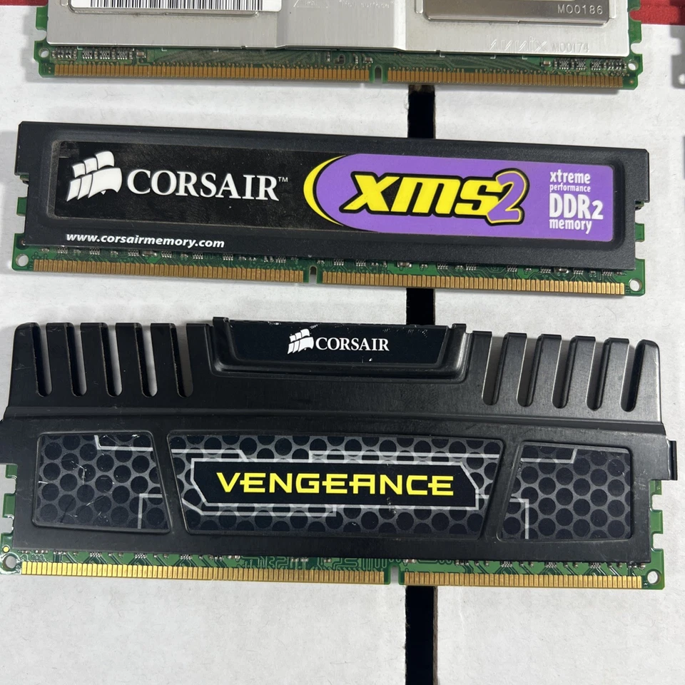 Desktop Computer RAM Memory Lot - 17 Assorted - DDR3 / DDR2 -*AS IS - READ FULLY - Image 4 of 4
