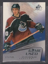 2003-04 SP Game Used #125 Ryan Kesler Rookie/600 - Vancouver Canucks - 563🔥🏒🔥