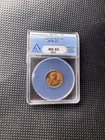 1957-D Lincoln Wheat Cent 1C ANACS MS65 RD D/D/D RPM-010 Red US Coin