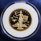 2018 $25 GOLD COOK ISLANDS 1/2 OZ 24% PURE Liberty Bell GOLD COIN