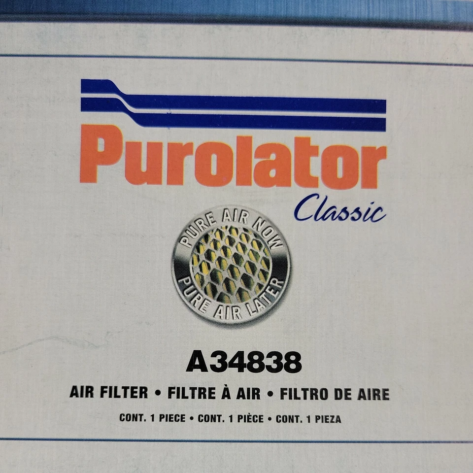 Filtro de aire clásico Purolator A34838 Foto 3 de 4