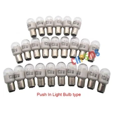 25 PCS Push In Type LED Light Bulbs for Home Sewing Machine 0.5W 220 Volts