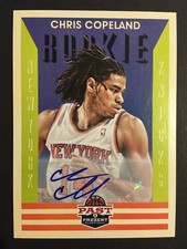 Chris Copeland Signed 2012-13 Panini Past & Present Rookie Auto Card #204