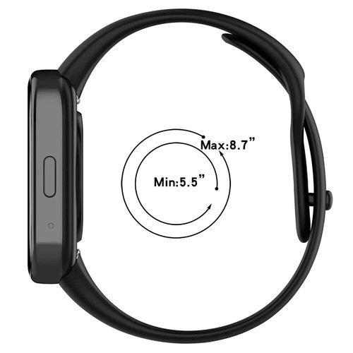 Cinturino Compatibile per Xiaomi Redmi Watch 3 Active in silicone ricambio - Foto 3 di 12