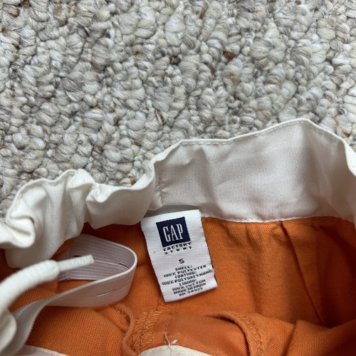 Gap Kids Orange Floral Skirt Girls S Adjustable Waist Short Skirt Canvas Pockets - Picture 9 of 10