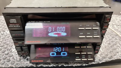 Alpine 7357F Car Tape Deck+ 5930 Car Cd Player Old School Man