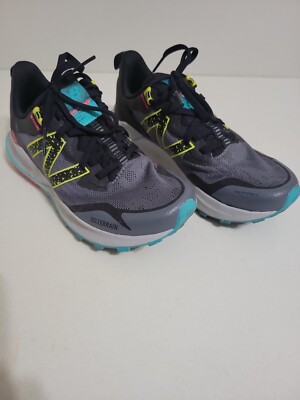 New Balance Womens Size 8 Gray Teal Nitrel V4 Running Shoes WTNTRLC4