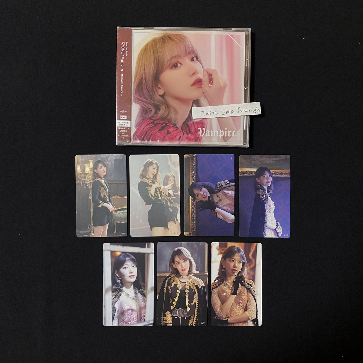 IZ*ONE Japan 3rd single Vampire CD Photocard Photo set IZONE