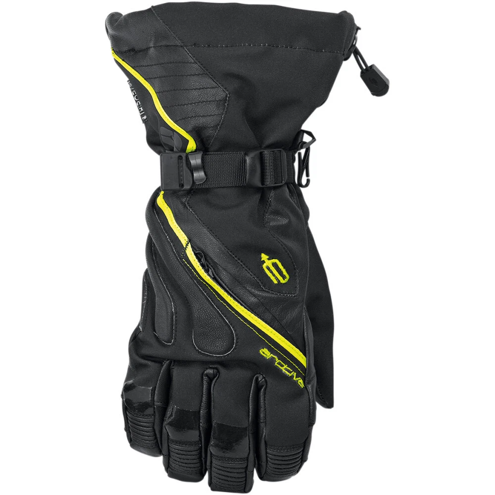 Arctiva Snow Snowmobile MERDIAN Insulated Gloves (Black/Hi-Viz) S