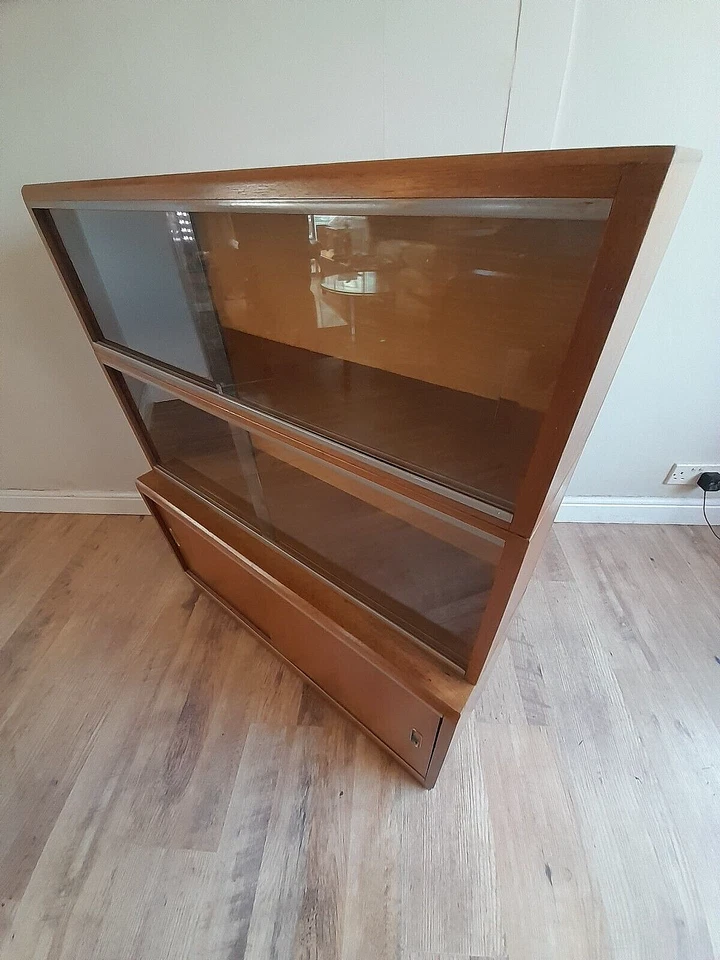 Fabulous 1960's SIMPLEX Mid-Century Library Bookcase, Drinks / Display Cabinet - Image 2 of 4