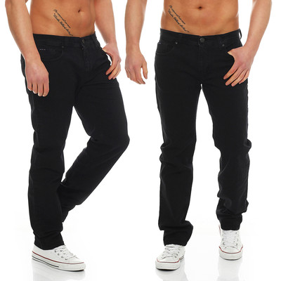 Big Seven Matt Black Antic Regular Fit Herren Jeans Hose