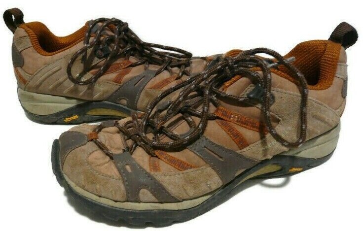 Scarpe da trekking Merrell Siren Sport da donna taglia 7 5 in pelle marrone marrone chiaro J13420