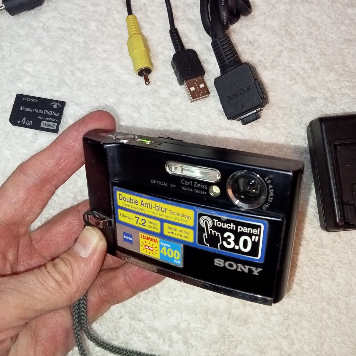 Sony Cyber-shot DSC-T50 7.2MP Digital Camera - Black for Sony Cyber-shot DSC-T50 7.2MP Digital Camera - Black for