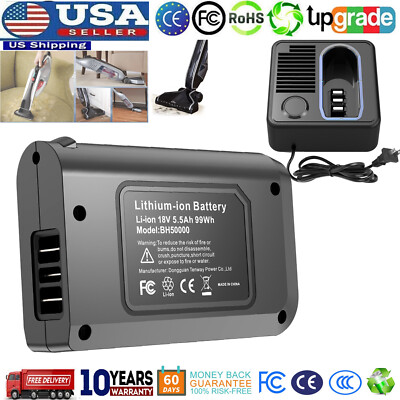 For Hoover LINX Charger/Battery 18V BH50000 Lithium 5.5Ah 4.0Ah Cordless Vacuum