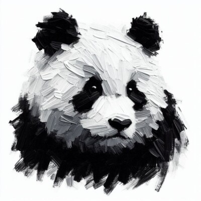 ORIGINAL PANDABÄR GEMÄLDE - China Bambus Kunst signiert professioneller Vorverkauf