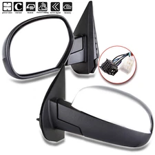 L+R Mirrors For 07-14 Chevrolet GMC Power Fold Memory Heated Puddle Light Signal