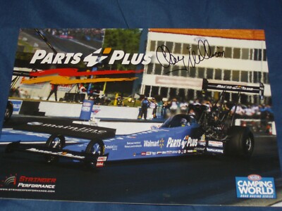 2022 CLAY MILLICAN ''SIGNED'' PARTS PLUS TOP FUEL DRAGSTER NHRA POSTCARD