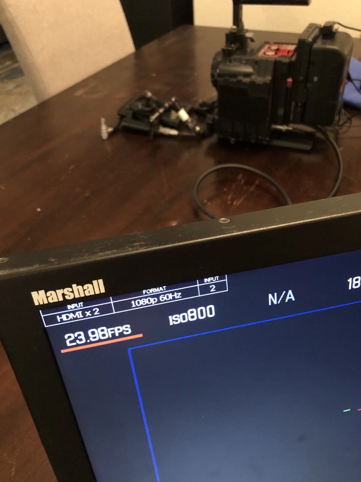 Marshall Electronics V-LCD17H 17" Monitor with Baby Pin Mount and Pelican 1550 - Image 3 of 4