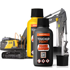 Volvo Digger Grey / Yellow Touch Up Paint 30ml Direct Gloss Excavator Machinery