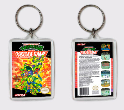 Tortugas Ninja II Nintendo Nes Schlüsselanhänger Keyring