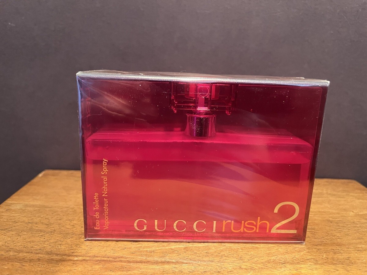 GUCCI RUSH 2 Eau de Toilette Spray 2.5 FL. OZ. / 75 ml New GUCCI RUSH 2 Eau de Toilette Spray 2.5 FL. OZ. / 75 ml New