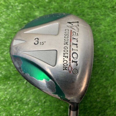 Warrior Custom Golf 3 Wood 15° RH Long Drive Graphite.    Oversize Grip     2935