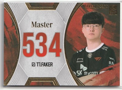 Faker SKT T1 Telecom LCK Master 534 IP Gold #09/15 LOL Official Trading ...