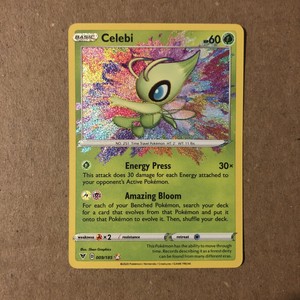 Celebi Amazing Rare Pokemon Vivid Voltage 009 185 M Nm Psa 10 Ebay