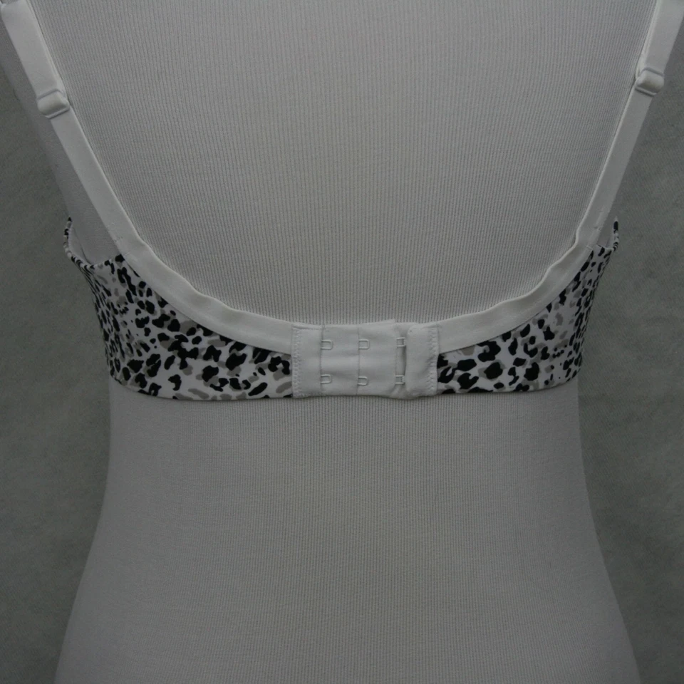 Бюстгальтер Lilyette коричневый/бежевый/белый из нейлоновой смеси с анималистическим принтом размер 36C - Изображение 4 из 4