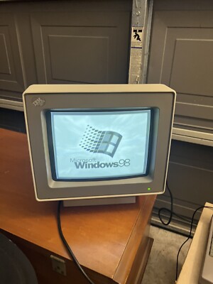 Vintage IBM Personal System/2 Monochrome Display 8503 Open box CRT