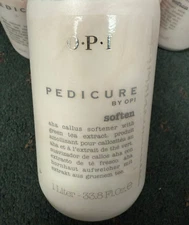OPI Pedicure SOFTEN Moisturizing Foot Lotion 33.8 oz 1 Liter