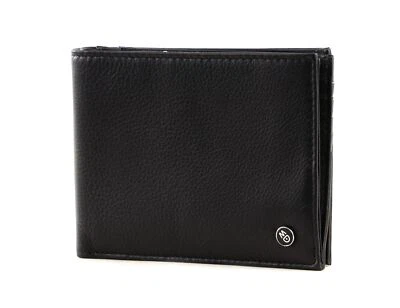 MANDARINA DUCK portefeuille Downtown Wallet Black - Photo 1/4