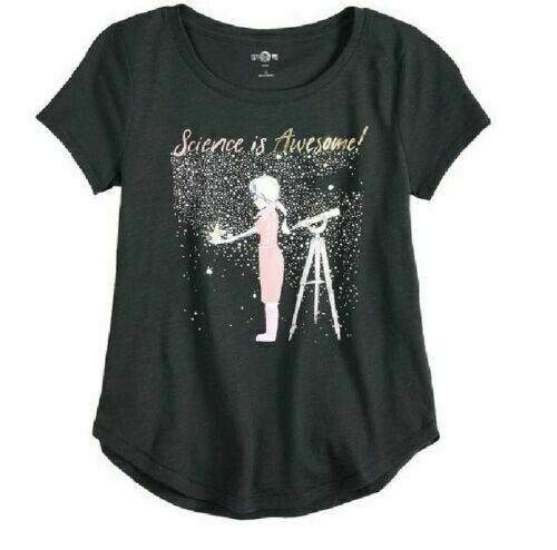 Girls Tee SO Curve Hem Graphic Short Sleeves Kids size 14 NEW - Picture 3 of 3