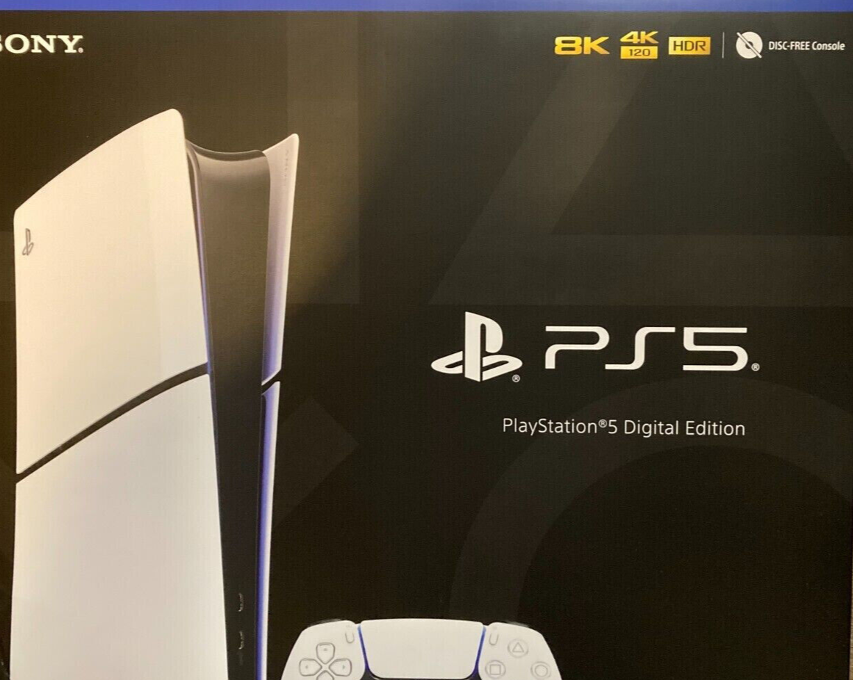 NEW Playstation 5 (PS5) Digital Slim Console System SEALED (Ships Next Day)