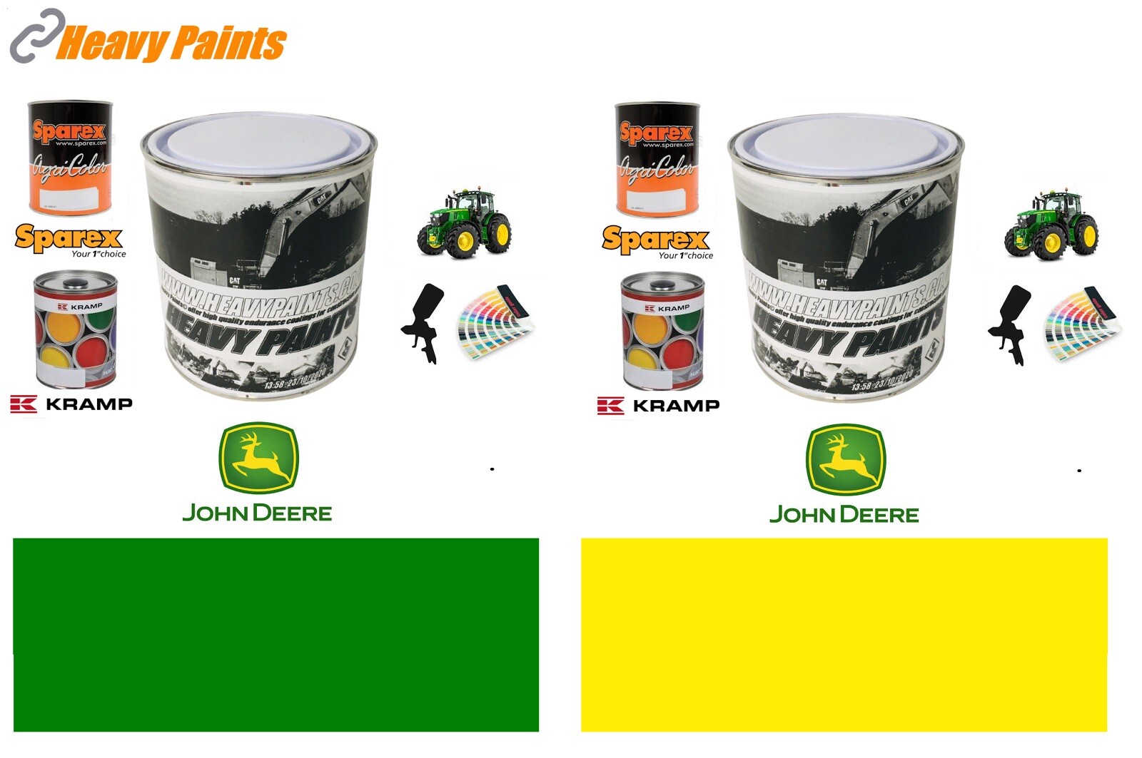 John Deere Tractor Green & Yellow Paint Endurance Enamel Paint 1 Litre