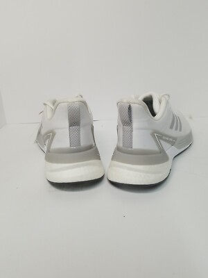 Adidas Mens Shoes Memory Foam Footbed HWA 1Y3001, White/Grey Adidas Mens Shoes Memory Foam Footbed HWA 1Y3001, White/Grey