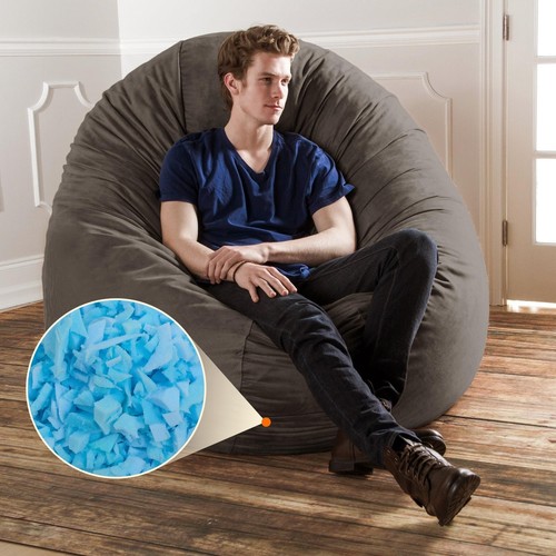 Bean Bag Filler 30lbs Bean Bag Filling Pillow Refill, Shredded Memory Foam Fi... - Picture 3 of 9